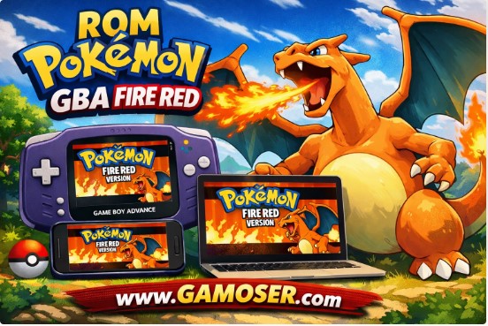 gba pokemon red fire